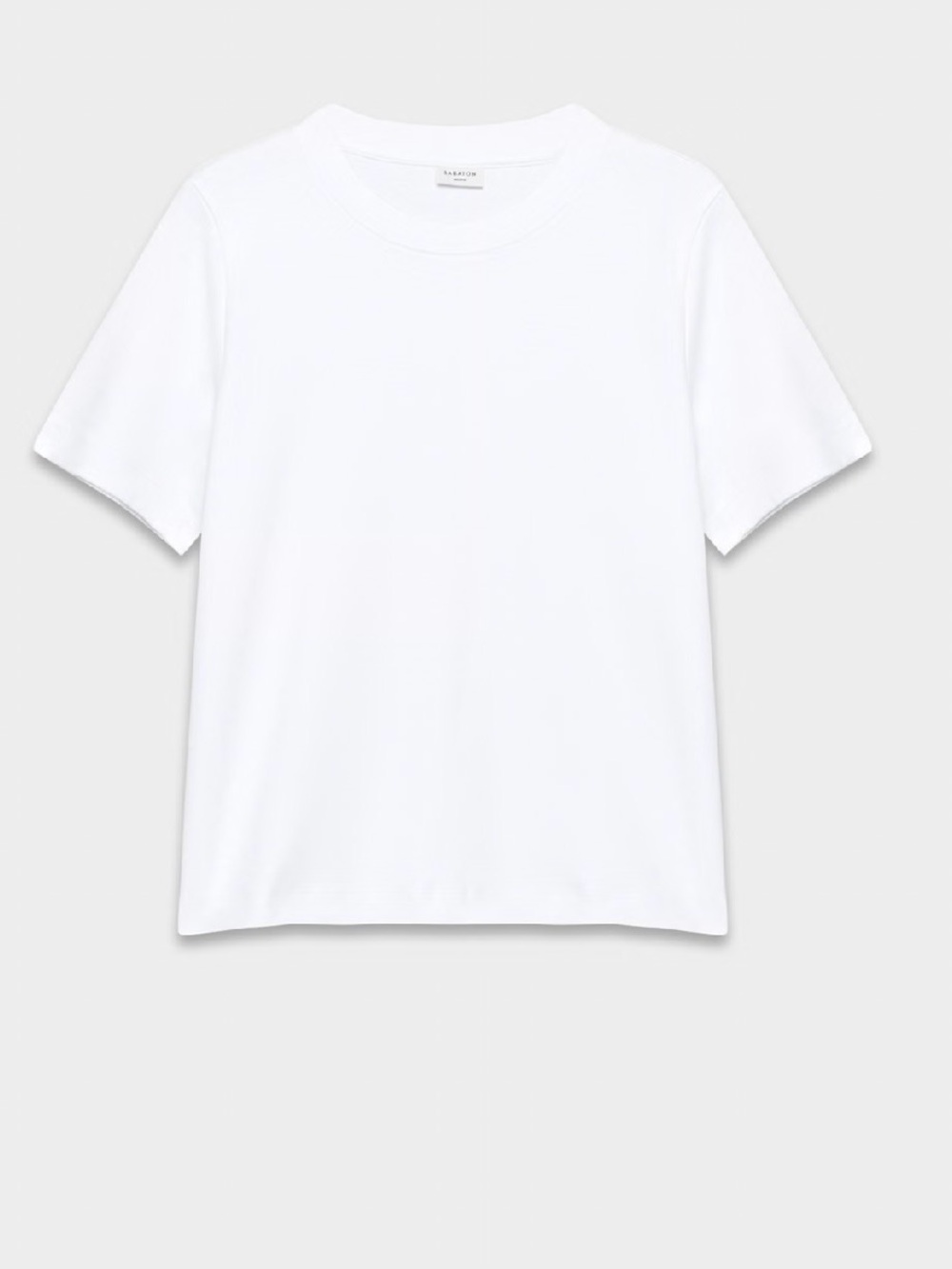 Aritzia White Crewneck Short Sleeve Tee